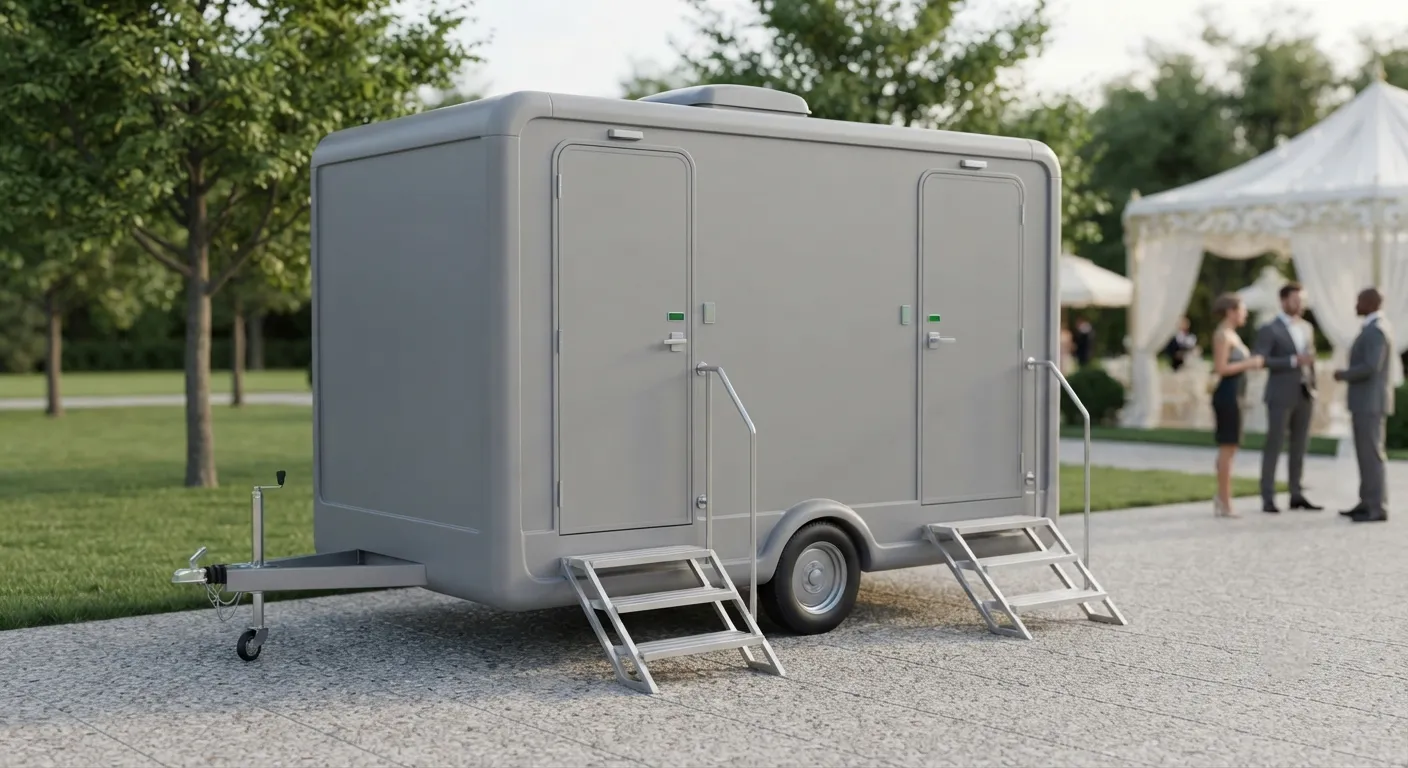 2 Stall Restroom Trailer in North Stamford, CT