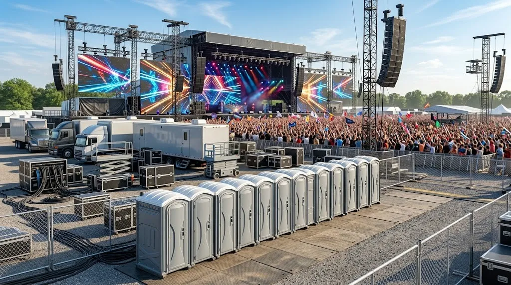 Concert Restroom Rental in North Stamford, CT