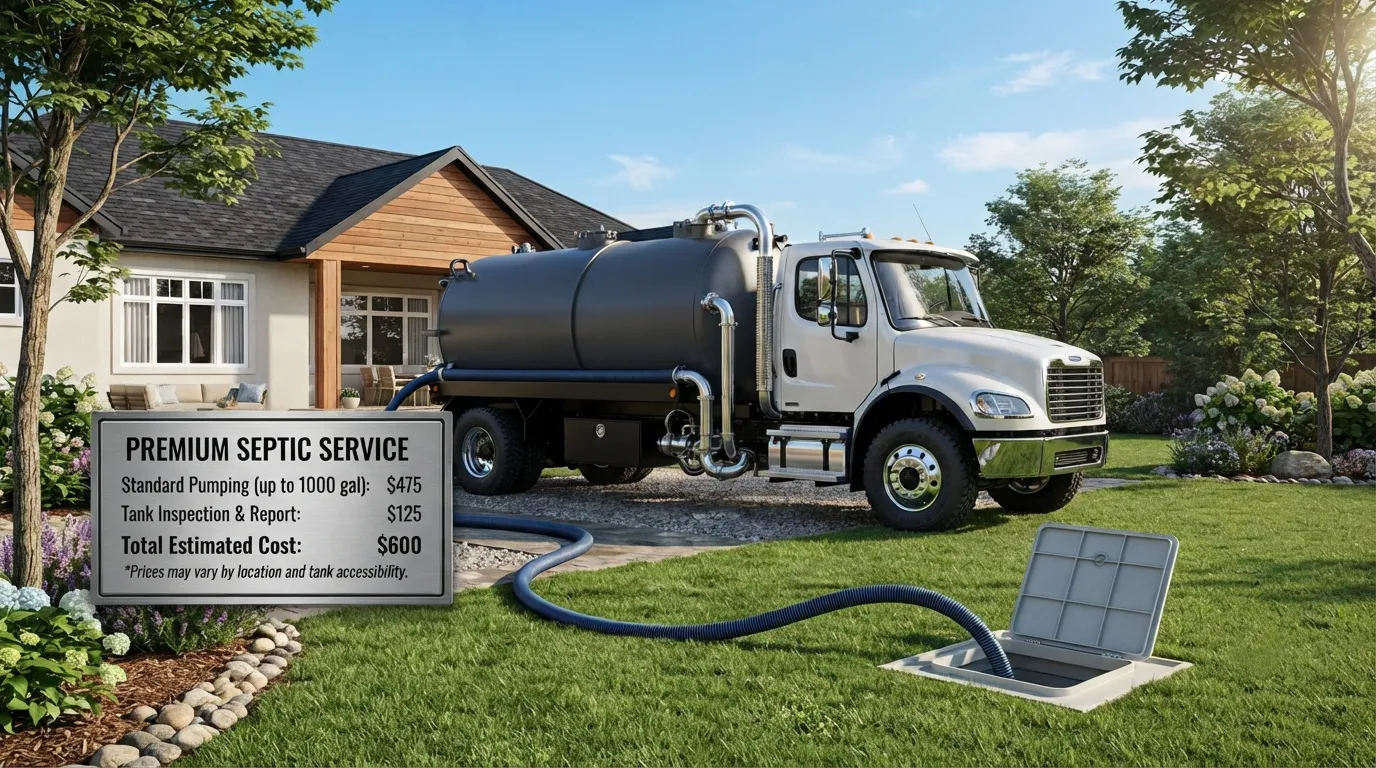 Septic Tank Pumping Cost in North Stamford, CT